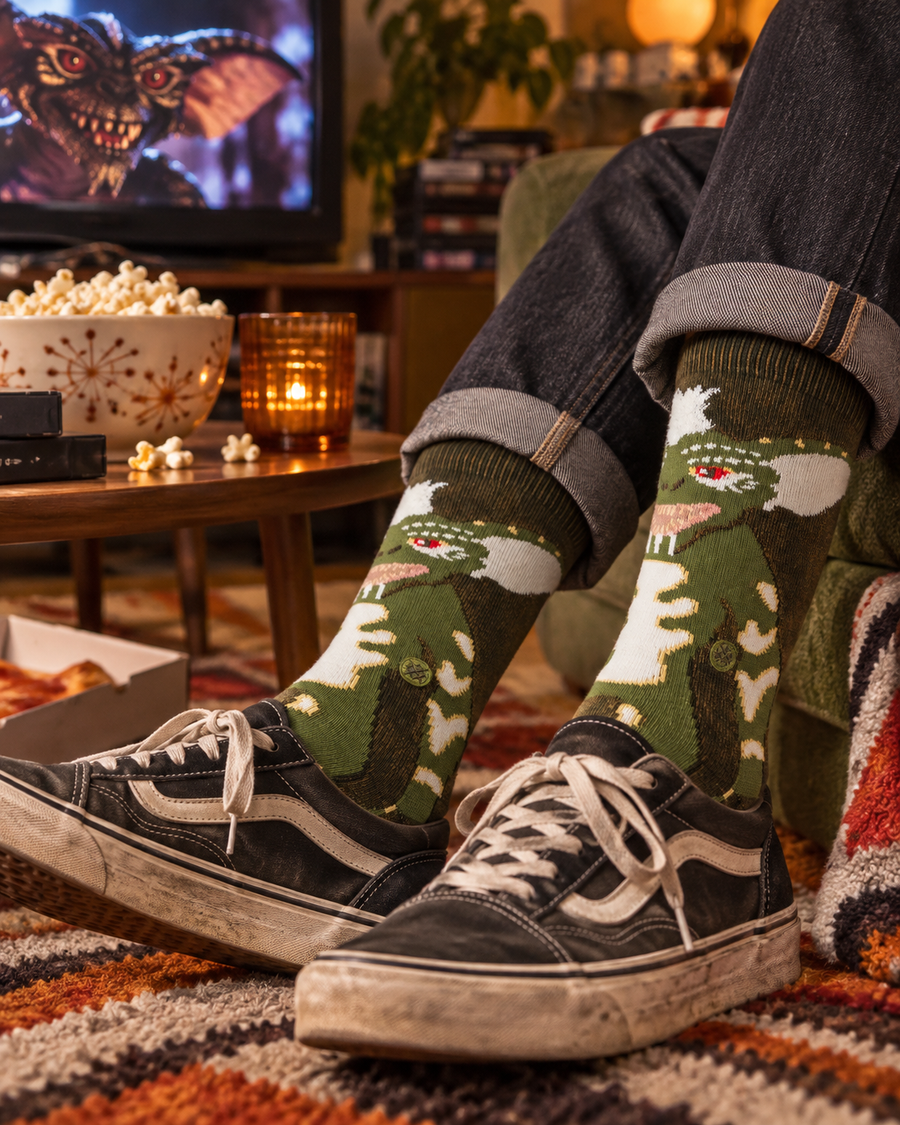 STRIPE GREMLINS CREW SOCKEN